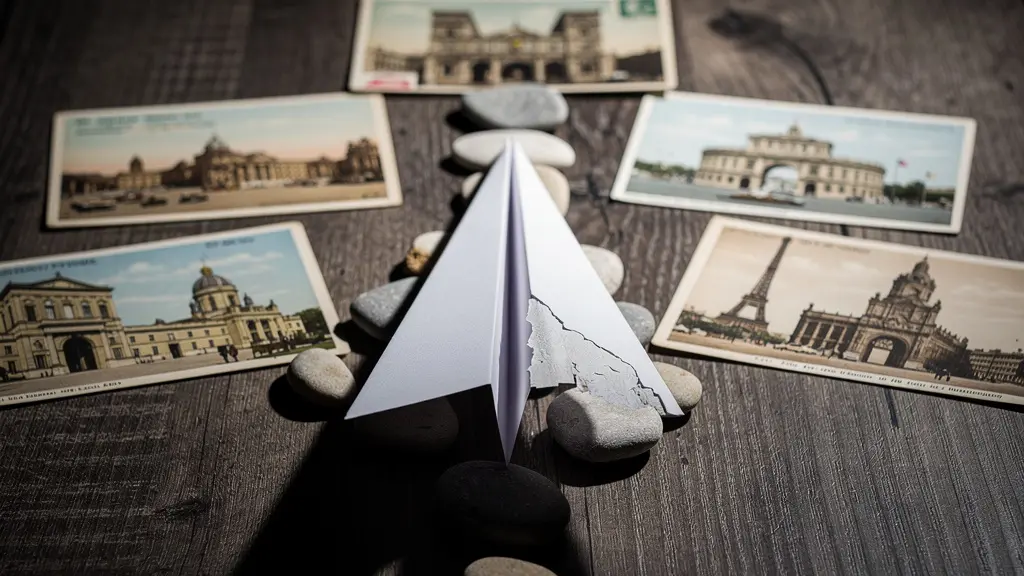 Carte d'Europe avec des lignes de vol illustrant un trajet open-jaw