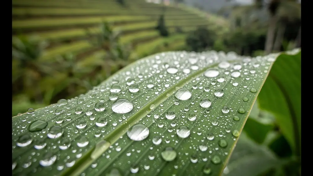 Paysage tropical verdoyant de Thaïlande avec rizières et cascades